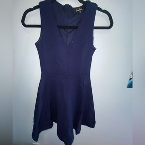 Blue lulu skater dress size XS